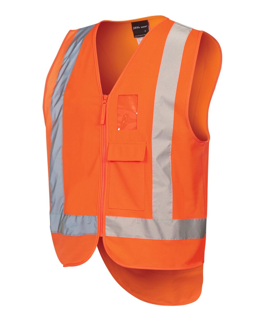 6DNDT Hi Vis Zip (D+N) TTMC-W Vest