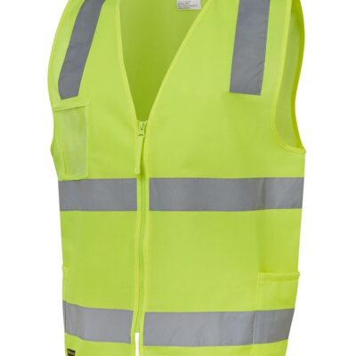6DNSZ Hi Vis (D+N) Zip Safety Vest