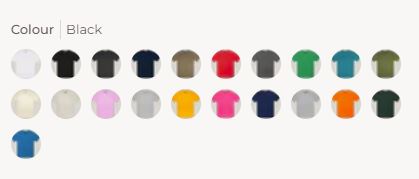 Epic tee colours